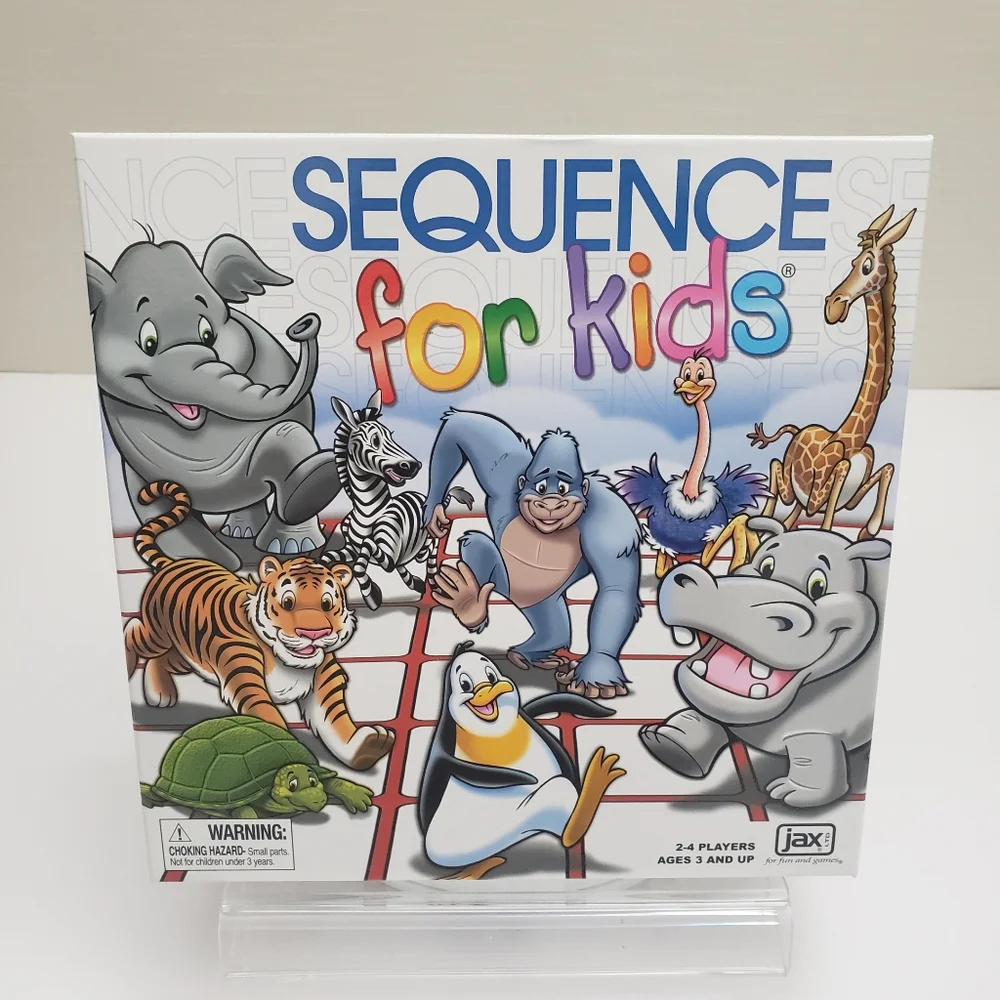 💕NEW! Sequence for Kids 2-4 players *ages 3+